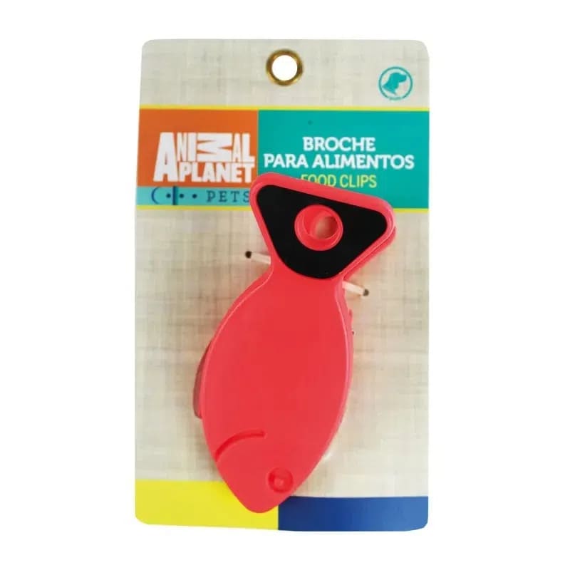 Animal-Planet-Clip-Rojo-Para-Bolsas-De-Alimentos