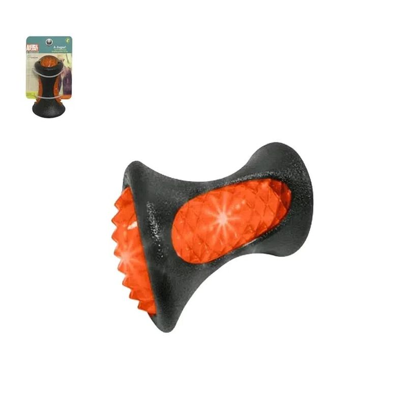 Animal-Planet-Juguete-Dental-Naranja-Con-Luces-Para-Perros