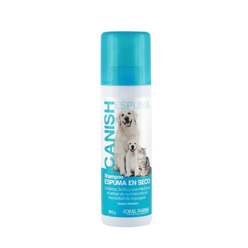 Shampoo Canish Espuma en Seco 160 ml