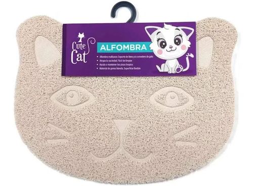 Cute Cat Alfombra Beige