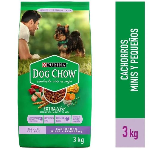 Dog Chow Cachorro Razas Minis y Pequeñas 3 kg