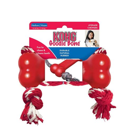 KONG Goodie Bone W/Rope Medium