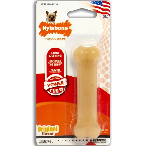 Nylabone Juguete Para Perro Power Chew Bone Original - Petite