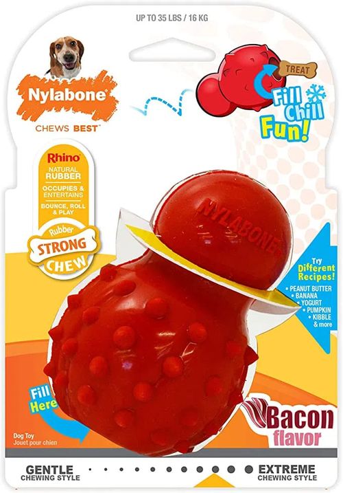 Nylabone Juguete Para Perro Strong Chew Cone Bacon - Wolf