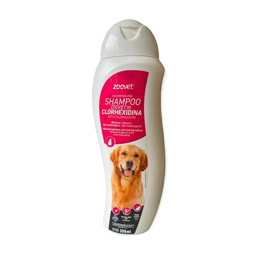 Zoovet Shampoo Con Clorhexidina Para Perros Y Gatos 350 ml