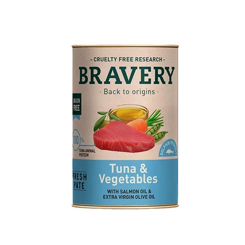 Bravery Tuna And Vegetables Adult Dog Wet Food 290 gr