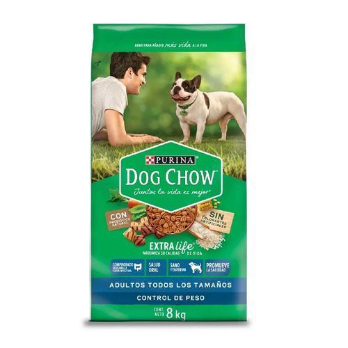 Dog Chow Perro Adulto Todas Las Razas Control De Peso 8 kg