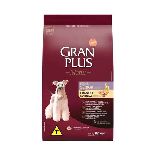 Gran Plus Adulto Senior Raza Mini y Pequeña Pollo y Arroz 10 kg