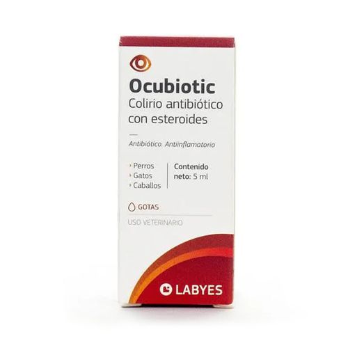 Ocubiotic Colirio Antibiótico con Esteroides 5 ml