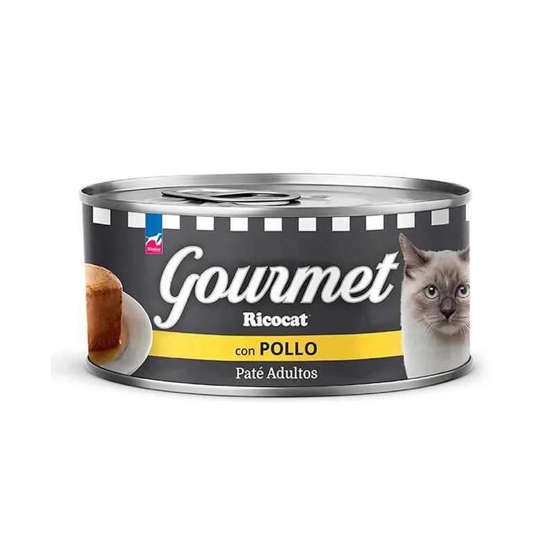 Ricocat-Gourmet-Gato-Adulto-Pate-Con-Pollo-85-gr