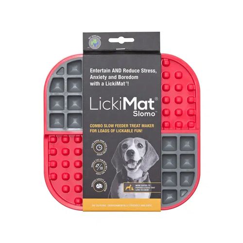 Lickimat Dogs Slomo Rojo