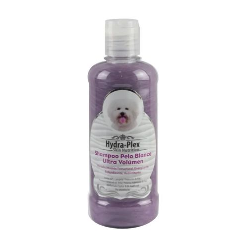 Hydra Plex Shampoo Pelo Blanco Volumen y Textura Para Perros 250 ml