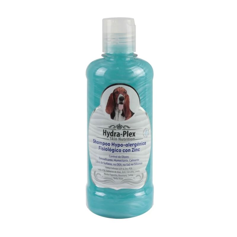 Hydra-Plex-Shampoo-Hipoalergenico-Fisiologico-Zinc-2--Para-Perros-250-ml