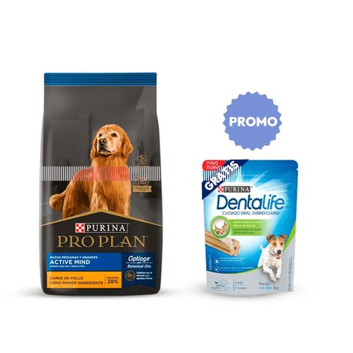 Pro Plan Active Mind Adulto Mayor 7 Años Raza Mediana 3 kg