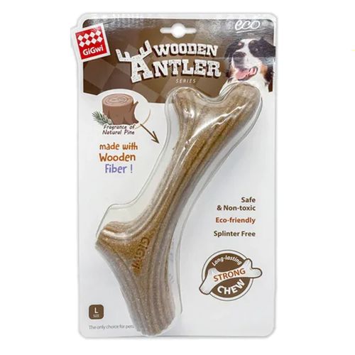 GiGwi Juguete Para Perro Chew Wooden Antler - Large