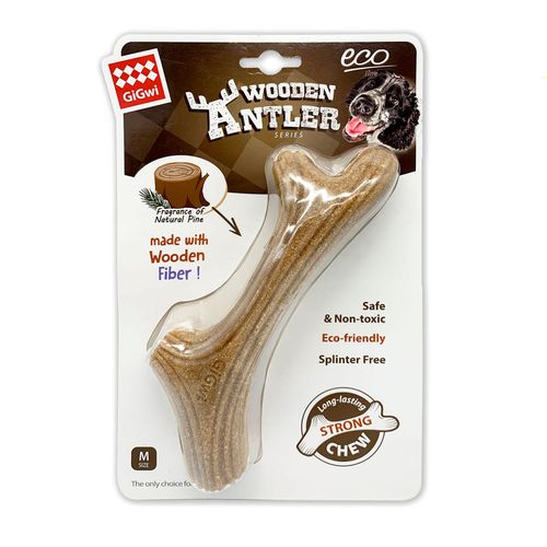 GiGwi Juguete Para Perro Chew Wooden Antler - Medium