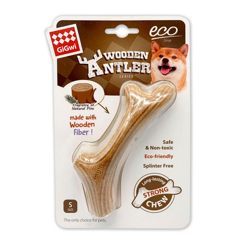 GiGwi Juguete Para Perro Chew Wooden Antler - Small