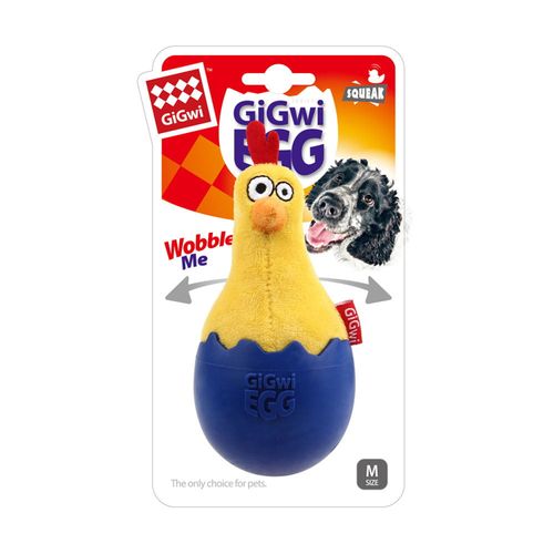 GiGwi Juguete Para Perro Egg Wobble Fun Cock - Medium