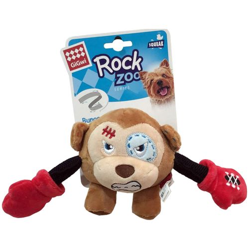 GiGwi Juguete Para Perro Rock Zoo King Boxer Mono