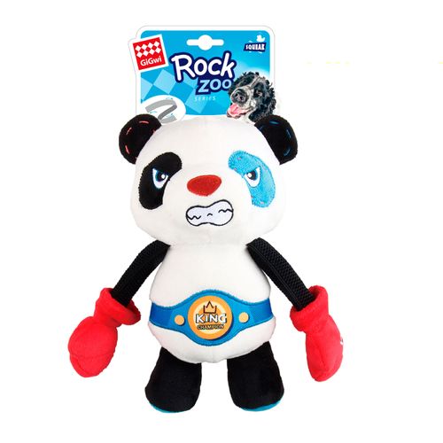 GiGwi Juguete Para Perro Rock Zoo King Boxer Panda