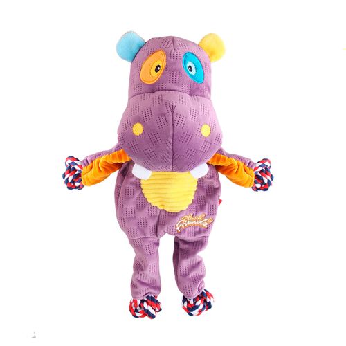 GiGwi Juguete Para Perro Plush Friendz Hipopótamo