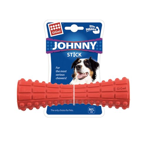 GiGwi Juguete Para Perro Johnny Stick Extra Durable Rojo - Medium/Large