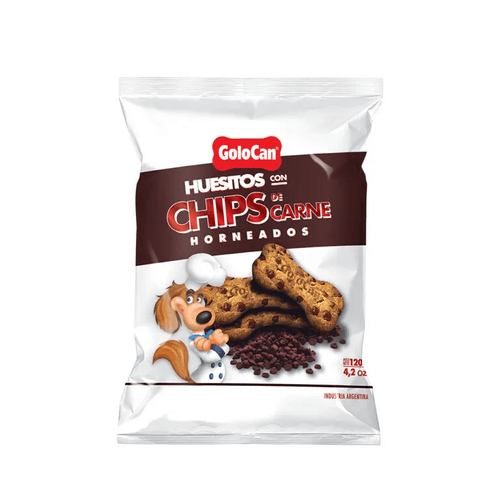 Golocan Huesitos con Chips de Carne 120 gr