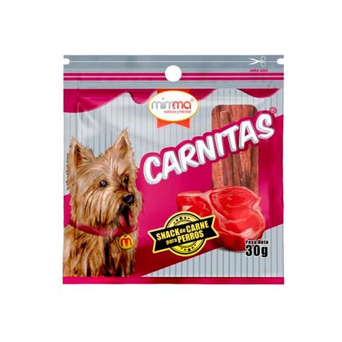 Carnitas Snack Para Perros Carne 30 gr