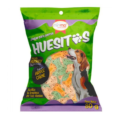 Huesitos Galletas Perros Razas Minis y Pequeñas 80 gr