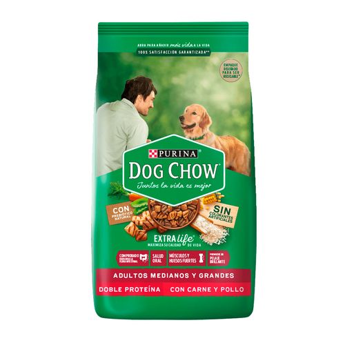 Dog Chow Adulto Razas Medianas Y grandes Carne Y Pollo 8 kg