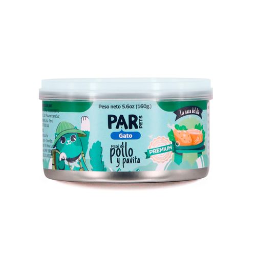 Par Pets Paté De Pollo y Pavita 160 gr