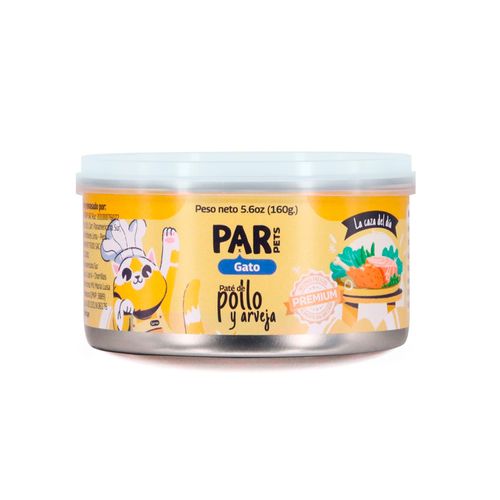 Par Pets Paté De Pollo y Arveja 160 gr