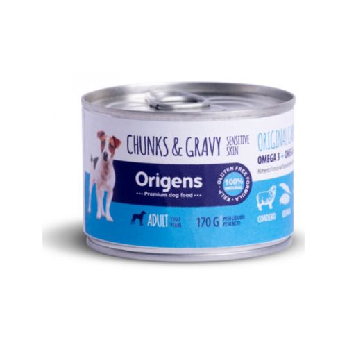 Origens Original Alimento Húmedo Para Perro Cordero Piel Sensible 170 gr