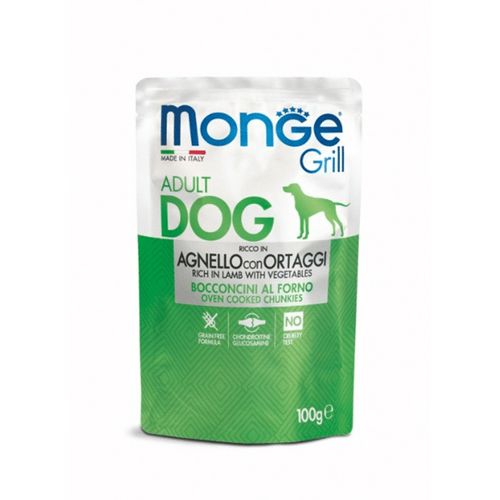 Monge Canine Grill Cordero Vegetales 100 gr