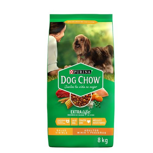 Dog Chow Adulto Razas Minis y Pequeñas 8 kg