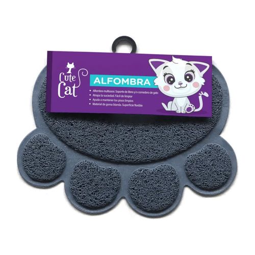 Cute Cat Alfombra gris