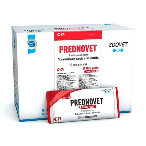 Prednovet 20 mg X10 Tabletas