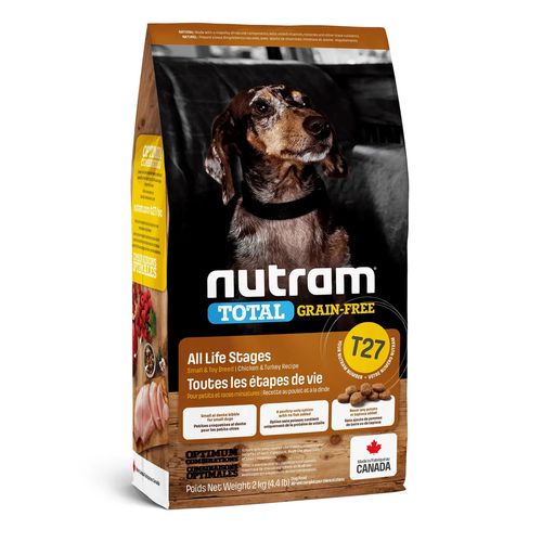 Nutram T27 All Life Stages Small & Toy Breed Chicken & Turkey 5.4 kg