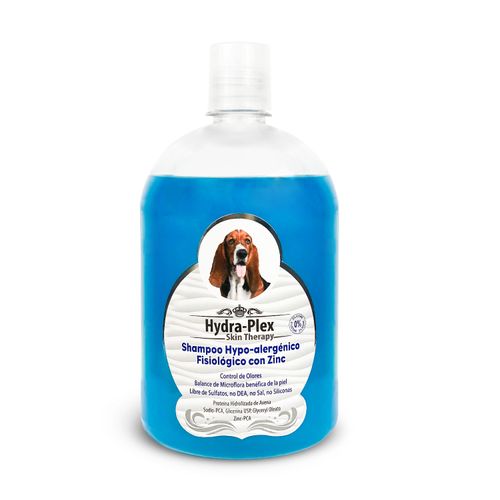 Hydra Plex Shampoo Hipoalergénico Fisiológico Zinc 2% Para Perros 945 ml