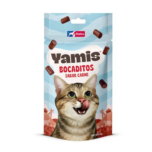 Yamis Snack Para Gato Sabor Carne 60 gr