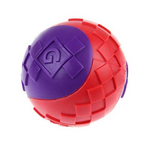 GiGwi Juguete Para Perro Ball Squeaker Rojo/Morado - Large