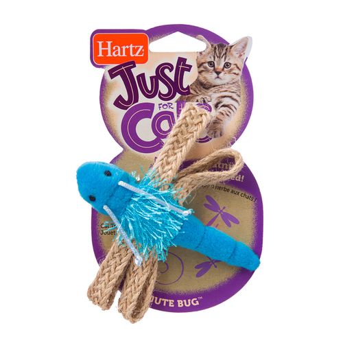 Hartz Just For Cats Jute Bug Juguete Para Gato - Azul