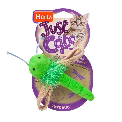 Hartz Just For Cats Jute Bug Juguete Para Gato - Verde