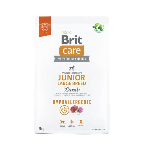 Brit Care Dog Hypoallergenic Junior Large Breed Lamb 3 kg