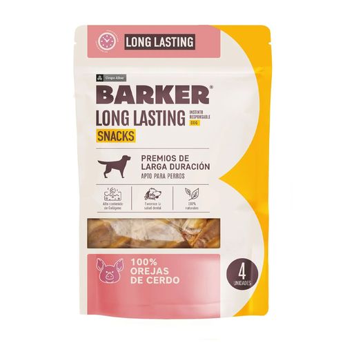 Barker Long Lasting Snacks Orejas De Cerdo 4 Unidades