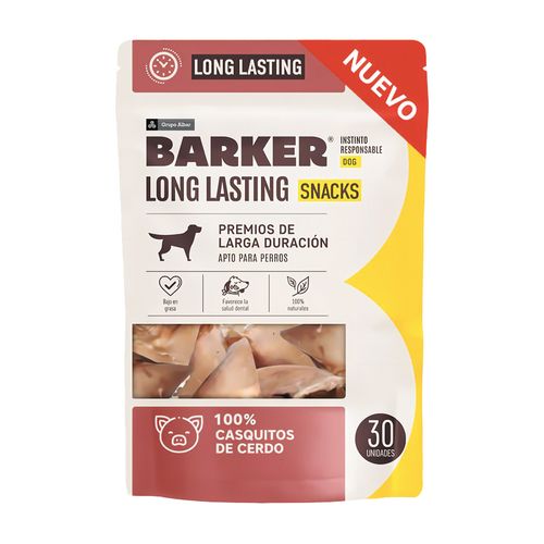 Barker Long Lasting Snacks Casquitos De Cerdo X30 Unidades