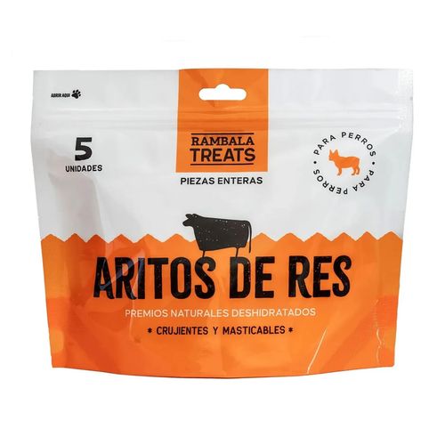 Rambala Treats Aritos De Res Deshidratados