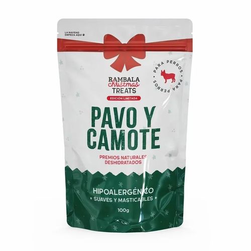 Rambala Christmas Treats Pavo y Camote 100 gr