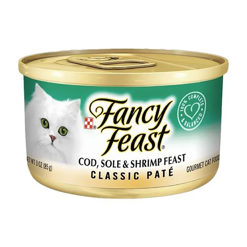 Fancy Feast Bacalao, Lenguado y Camarón 85 gr