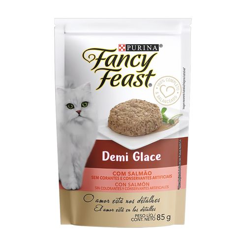 Fancy Feast Pouche Demi Glace Salmón 85 gr